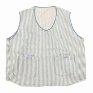 【中古】16ss ポータークラシック Porter Classic SUMMER HICKORY VEST サマーヒッコリー ベスト プルオーバー