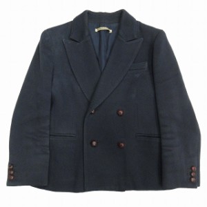 【中古】19AW ビューティフルピープル beautiful people ダブル テーラード ジャケット ブレザー ツイルクロス