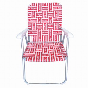 【中古】20ss シュプリーム SUPREME LAWN CHAIR ローン チェア 椅子 ボックスロゴ 折り畳み 折りたたみ レッド 赤
