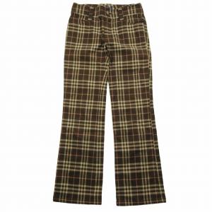 BURBERRY GOLF ストレッチ ノバチェック ロング丈 ストレートパンツ BURBERRY GOLF ストレッチ ノバチェック ロング丈 ストレート
