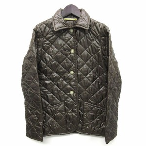 【中古】トラディショナルウェザーウェア Traditional Weatherwear キルティング ジャケット ブラウン 茶 34 レディース