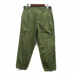 【中古】ディセンダント DESCENDANT ウェザークロス ユーティリティ パンツ NYCO TROUSERS 2020SS カーキ 緑 1 メンズ