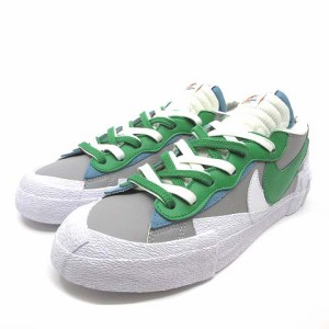 【中古】ナイキ NIKE サカイ sacai ブレーザー ロー BLAZER LOW スニーカー クラシックグリーン 29cm DD1877-001 新品同様 メンズ