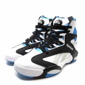 【中古】リーボック Reebok シャック アタック SHAQ ATTAQ スニーカー GX3881 ホワイト 白 27cm 美品 メンズ