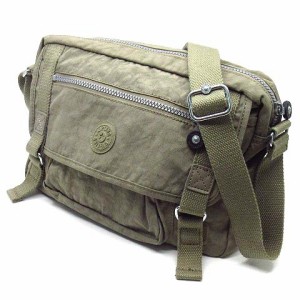 【中古】キプリング KIPLING BASIC クロスボディ ショルダーバッグ 斜め掛け L.GY ムラグレー K15020 レディース