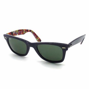 【中古】レイバン RAY BAN ウェイファーラー WAYFARER サングラス RB2140-1020 SPECIAL SERIES #1 パープル フラワー ☆AA★ メンズ