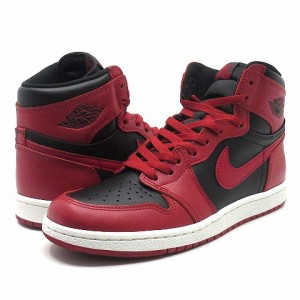 【中古】ナイキ NIKE エアジョーダン1 ハイ Air Jordan 1 High 85 スニーカー BQ4422-600 バーシティーレッド 27cm 美品 メンズ