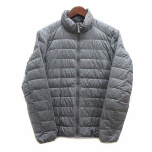 【中古】ユニクロ UNIQLO ウルトラライト ダウン ジャケット グレー S 400504 メンズ