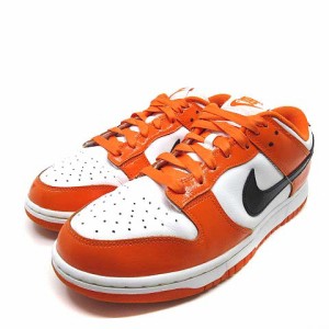 【中古】ナイキ NIKE ウィメンズ ダンク ロー エッセンシャル WMNS DUNK LOW ESS スニーカー DJ9955-800 ブリリアント オレンジ 27.5cm