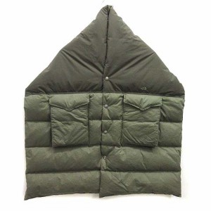 【中古】ノースフェイス パープルレーベル THE NORTH FACE PURPLE LABEL フィールド ダウン ケープ Field Down Cape NN8157N KG カーキ