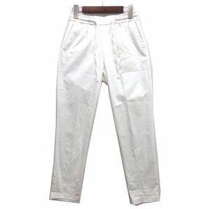 【中古】ザラ トラファルック ZARA Trafaluc イージー パンツ センタープレス ストレッチ ウエストゴム 白 ホワイト XS レディース