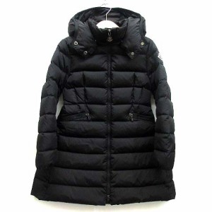 【中古】モンクレール MONCLER 2020AW シャーパル CHARPAL Aライン ダウン コート フード付き ブラック 黒 6anni 116cm 女の子 キッズ