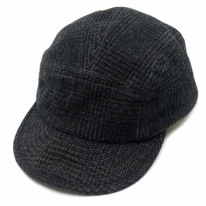 【中古】ノンネイティブ nonnative COMESANDGOES TROOPER CAP ウインドストッパー グレンチェック ジェットキャップ チャコール NN-H2606