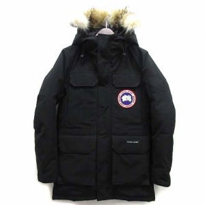 【中古】カナダグース CANADA GOOSE ダウン ジャケット シタデル パーカ CITADEL PARKA 4567JM ブラック 黒 XS 国内正規 メンズ