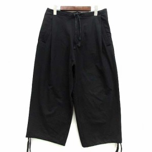 【中古】ザラマン ZARA MAN 袴 イージー ワイドパンツ ブラック 黒 38 メンズ