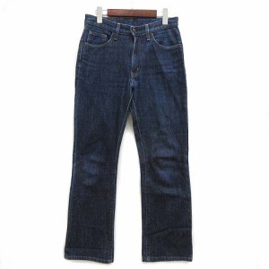 【中古】エドウィン EDWIN X-JEANS 401 ブーツカット デニム パンツ フレア ジーンズ 40101 インディゴ 30 メンズ