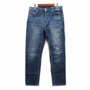 【中古】ベイフロー BAYFLOW DENIM テーパード デニム パンツ ジーンズ ストレッチ USED加工 インディゴ 2 BM1906NM13 メンズ