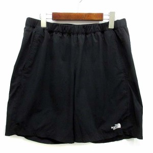 【中古】ザノースフェイス THE NORTH FACE フレキシブル マルチ ショーツ ショートパンツ ハーフパンツ NB42396 ブラック 黒 L 美品