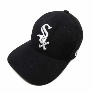 【中古】ニューエラ NEW ERA クーパーズタウン 9FORTY MLB シカゴ ホワイトソックス ベースボール キャップ 帽子 ウール混 ブラック 黒