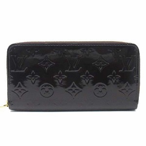 【中古】ルイヴィトン LOUIS VUITTON モノグラム ヴェルニ ジッピーウォレット 長財布 M93522 アマラント レディース