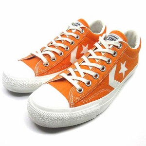 【中古】コンバース CONVERSE キャンバス シェブロンスター CANVAS CHEVRONSTAR OX ローカット スニーカー 1CK975 オレンジ 27.5cm 美品