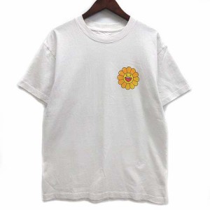 【中古】KAIKAI KIKI カイカイキキ J Balvin 村上隆 フラワー Tシャツ ホワイト 白 S ☆AA★ メンズ