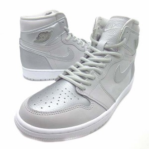 【中古】ナイキ NIKE エアジョーダン1 ハイ コンセプトジャパン AIR JORDAN 1 HIGH OG CO JP スニーカー DC1788-029 シルバー 26.5cm