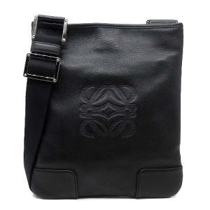 LOEWE ロエベ アナグラム アントン スリング レザー ボディバッグ 黒 LOEWE（ロエベ） ボディバッグ アントン スリング B511A09X10