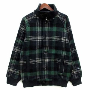 DESCENDANT(ディセンダント) チェックシャツ グリーン×ネイビー