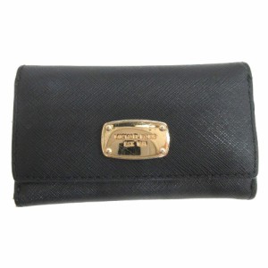 【中古】マイケルコース MICHAEL KORS キーケース 5連 ブラック 230330E レディース