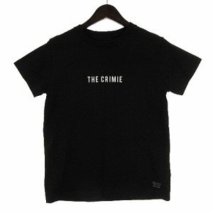 【中古】クライミー THE CRIMIE Tシャツ カットソー 半袖 ロゴプリント 黒 ブラック XS メンズ レディース