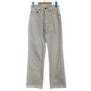 【中古】リーバイス Levi's 519 デニム パンツ ジーンズ 白タブ ホワイト系 28 レディース