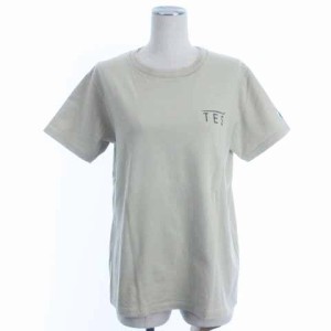 【中古】エンドレスサマー The Endless Summer TES ブルドック Tシャツ カットソー 半袖 プリント グリーン系 S