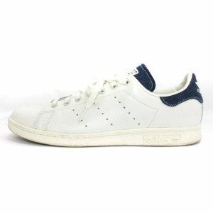 【中古】アディダスオリジナルス adidas originals スタンスミス スニーカー デニム FW4424 ホワイト 28.0cm ■SM1