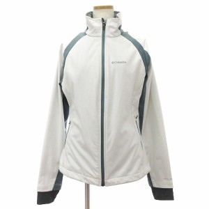 【中古】コロンビア Columbia OMNI-HEAT ジャケット ロゴ 刺繍 白 ホワイト M ■YHG レディース