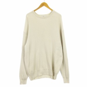 【中古】グラフペーパー Graphpaper 22AW High Density Crew Neck Knit ニット セーター GU223-80254 ライトグレー 2