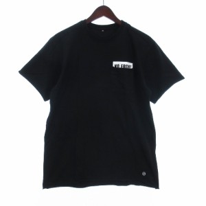 【中古】エーケーシックス AKA SIX SIMON BARKER × fragment design NO-FRGMT POCKET TEE Tシャツ 半袖 ブラック M
