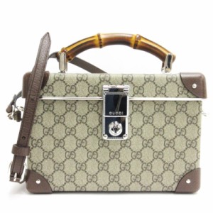 【中古】グッチ GUCCI グローブトロッター GGスプリーム ショルダーバッグ ハンド 2WAY 588351 ベージュ ☆AA★