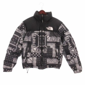 【中古】未使用品 ザノースフェイス タグ付き 22AW 1996 ノベルティ ヌプシ ダウン ジャケット バンダナ柄 NJ1DN76