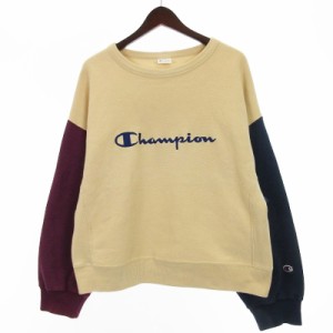 【中古】チャンピオン CHAMPION リバースウィーブ トレーナー クルーネック スウェットシャツ 長袖 L 240412E