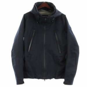 【中古】デサント ALLTERRAIN ACTIVE SHELL JACKET オルテライン アクティブシェル ジャケット DAMMGC45 ネイビー L