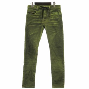 【中古】ディーゼル DIESEL THOMMER CB-NE ジョグ ジーンズ デニム パンツ ストレッチ カーキ 30 メンズ