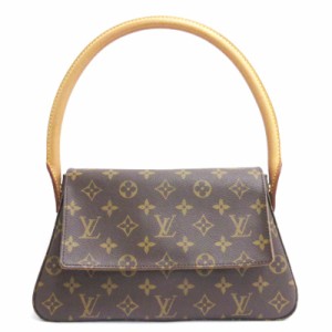 【中古】ルイヴィトン LOUIS VUITTON モノグラム ミニルーピング ショルダーバッグ ハンド M51147 ■ECS 