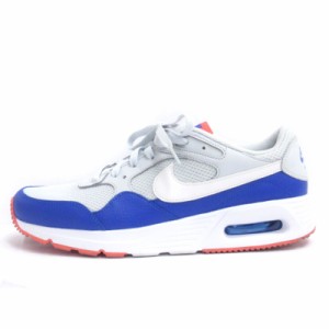 【中古】ナイキ NIKE AIR MAX SC エアマックスSC スニーカー CW4555-004 ホワイト ブルー 28cm メンズ