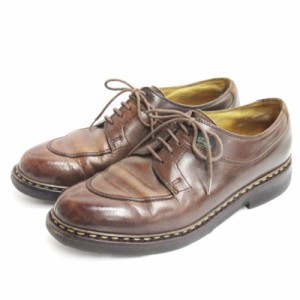 【中古】パラブーツ Paraboot AVIGNON アヴィニョン シューズ レザー ブラウン UK7.5 25.5cm メンズ