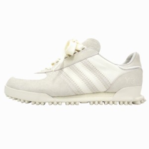 【中古】ワイスリー Y-3 MARATHON TR マラソン トレイル ローカットスニーカー 29.0cm OWHITE/OWHITE/OWHITE 