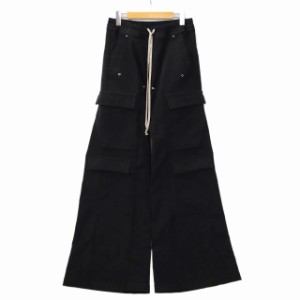 【中古】リックオウエンス Rick Owens 2023AW LUXOR期 CARGO BELAS PANTS カーゴ ベラ ワイド パンツ 46 BLACK