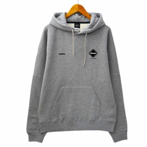 【中古】未使用品 F.C.Real Bristol FCRB 2023AW BIG LOGO TEAM SWEAT HOODIE スウェット パーカー L