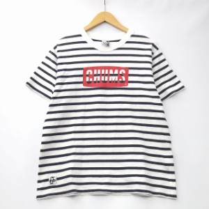 【中古】チャムス CH01-1324 Logo T-Shirt  カットソー Ｍ 