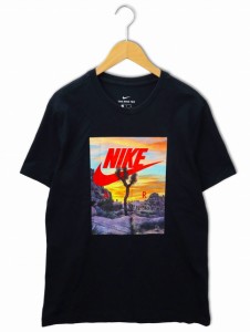 【中古】ナイキ NIKE CT6885-010 クルーネック フェスティバル フォト プリント 半袖 Tシャツ カットソー XL